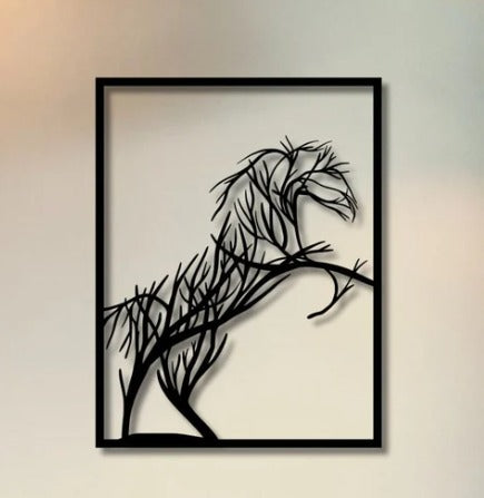 Whispering Tree Metal Wall Art – Elegant Nature-Inspired Decor