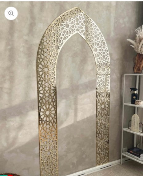Mehrab Wall Art For Prayer Area Room Elegant Namaz Decor Piece
